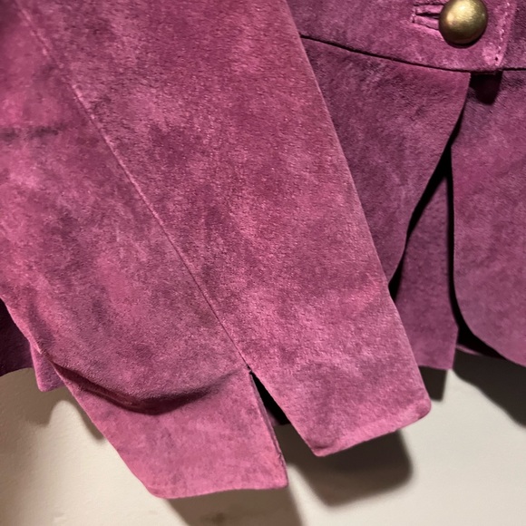 Guillaume Vintage Plum Genuine Leather Jacket - Picture 6 of 14